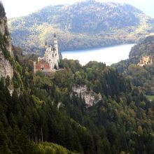 ノイシュヴァンシュタイン城とのツーショット