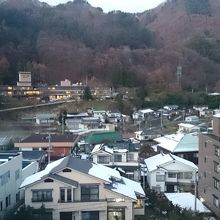 窓からの景色(鹿教湯温泉郷)