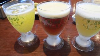 地ビール飲み比べ