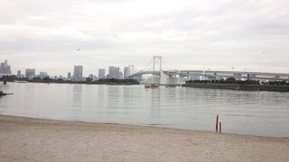ここからのレインボーブリッジの景色がいい