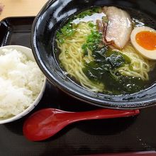 ゆず塩ラーメンです