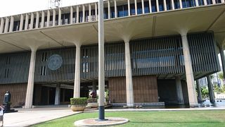 ハワイをイメージした建物