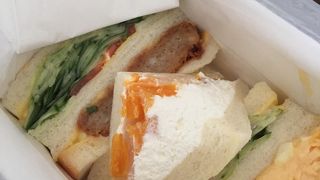 よくテレビでも紹介されているサンドイッチ専門店