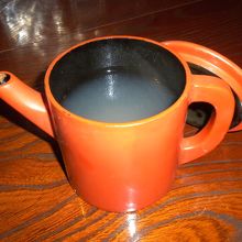 蕎麦湯は早めに運ばれてきます