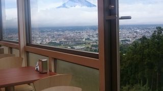 富士山展望レストラン。バイキングもあり。