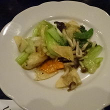 ハタと野菜です。
