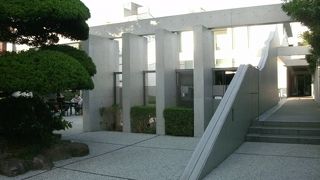 中也の生家跡に建立された記念館