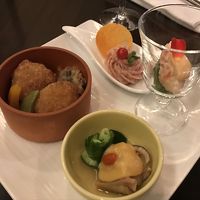 この日のカクテルタイムのオードブルプレート