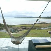 お部屋からのテラスにもハンモックがあってゆりかごの様で気持ち