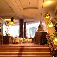 滝が見えるレストラン