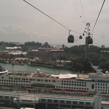 ケーブルカーで行きました