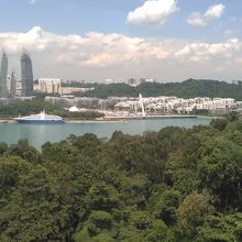 高層ビル群が遠くなる