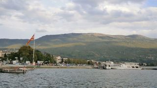 遊覧船の船着場