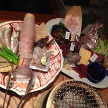 干物の盛り合わせ