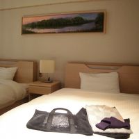 着替えは、備えつけの袋に入れて移動できます。便利です◎