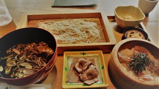 鴨汁せいろ蕎麦をいただきました