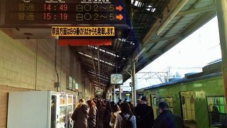 起点京都駅、終点木津駅です！