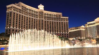 ラスベガス名物の噴水ショー