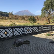 霧島が見えます