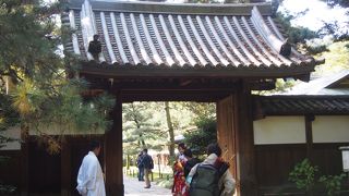京都から移築された門