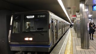 西梅田駅ー住之江公園駅間です！