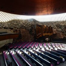 テンペリアウキオ教会（内部）