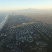 庄内平野と、雪を被った鳥海山がキレイ！！