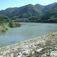 ダム湖（屋代湖） 