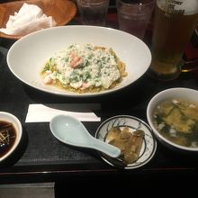 カニ身あんかけチャーハン