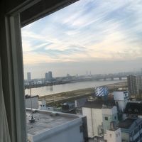 窓から淀川が見えました。