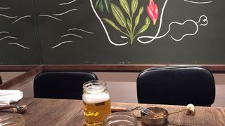 Tボーンステーキをいただく