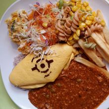 ミニオン・オムカレープレート　￥1,890