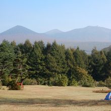 萱野高原からの八甲田山