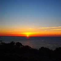 お部屋からの朝焼け