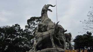 広州のシンボルがある公園