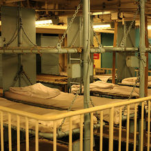 一般船員の就寝スペース。