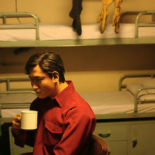 この船の「ゲスト」、南極観測隊員の居室。