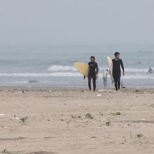 平井海水浴場の風景