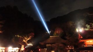 紅葉夜間ライトアップ