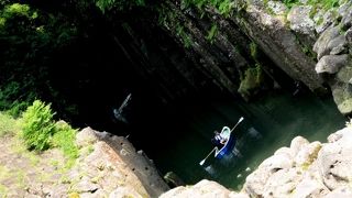 遊歩道からの視界がこのあたりで開けます