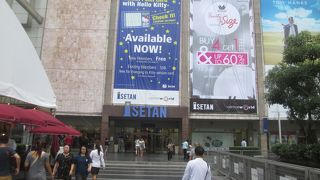 マスコットキャラクターがキティーちゃん