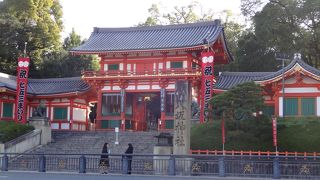 祇園のシンボル的存在の神社