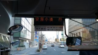 鴨川地域の日東交通のバス