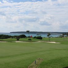 ゴルフコースからの眺め