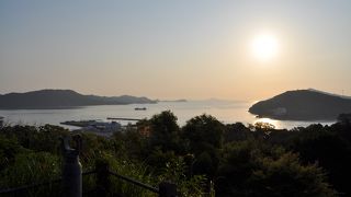 日和山、城山公園から見下ろす景色がいいです