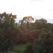 夕日を見ることが出来ませんでした