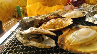 焼き牡蠣を食べよう