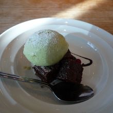 セットのデザート