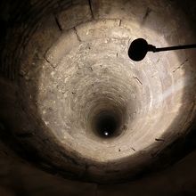 地下にある800年前の井戸