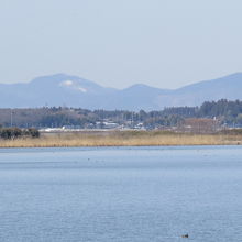 涸沼の風景です。